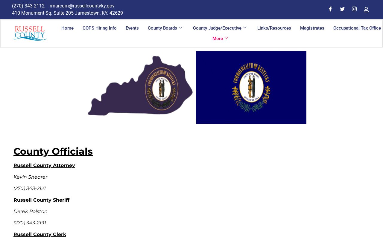 Russell County criminal history elected officials directory